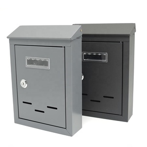 Hot Bán tinh thần thời trang đơn giản ngoài trời treo tường bài Thư hộp mạ kẽm nhỏ mini căn hộ văn phòng Hộp Thư - Product Image 1