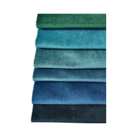 Imperméable 100% Polyester Tissu En Peluche Tricoté Chaîne Feu Retardent Imprimé Rideau Plaine Hollande Velours pour Textiles De Maison