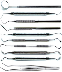 Dental Surgical Gracey Curette Set Stainless Steel Knurled Grip Periodontal Scalers Class I Instrument 7-Piece 3-Year Warranty - Product Image 4