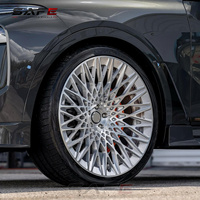 Rines de Aleación Forjada Brillante en Color Plata, Diseño de Pétalos Radiantes, 21, 22, 23, 24 Pulgadas, 5x112, para SUV de Lujo, para BMW X7 G07, Mejora Premium para Automóviles