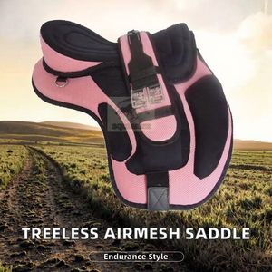 Selle tendance avec sangle de selle en PU et étrier personnalisable en microfibres - Product Image 2