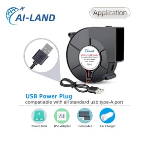 97MM DC sin escobillas soplador rodamiento de bolas 3600RPM 24V 48V 12V Turbo ventilador de inodoro inteligente - Product Image 4