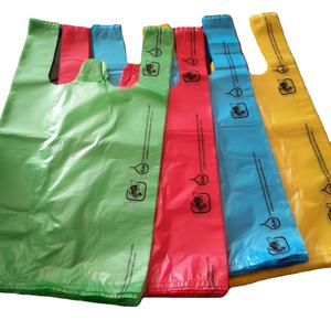 Lancement de nouveau produit sac en plastique emballage biodégradable Shopping sacs en plastique en gros sac fourre-tout d'épicerie - Product Image 3