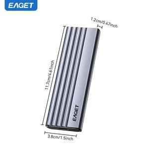 Корпус для SSD EAGET SE330N из алюминия, M.<span class=keywords><strong>2</strong></span> NVMe PCIe, с интерфейсом Type-C USB <span class=keywords><strong>3.2</strong></span>, 10 Гбит/с, для жестких дисков HDD - Product Image 1