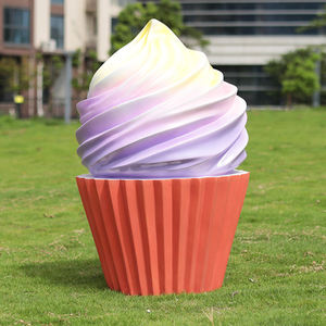 Vente chaude : Sculpture géante de sucette glacée en fibre de verre, accessoires de fête écologiques, style Art Déco, faits à la main - Product Image 4