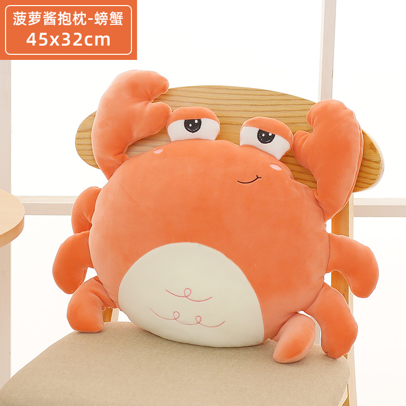 Pineapple sauce-crab