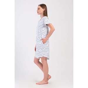 Elegante Vestido Túnica de Manga Corta con Cuello Redondo y Bolsillo Ovalado para Mujer, Talla Grande, Largo hasta la Rodilla, Diseño Sólido, Ideal para el Día del Club, Disponible en Talla XS - Product Image 2