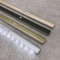 Veilleuse LED rechargeable personnalisable OEM Rails de suspension pour vêtements Tringles de placard pour suspendre les vêtements Lumière LED à détecteur de mouvement