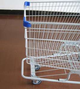 Carrito de Supermercado de 220L, Carrito de Compras Metálico - Product Image 5