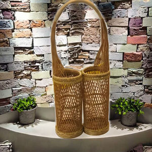 Cesta de Mimbre Estilo Nórdico para Guardar Pañuelos, Cesta para Aperitivos con Tema Floral, Organizador de Sala de Estar, Contenedor Decorativo - Product Image 3