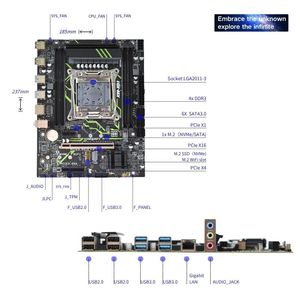 PANDL-Juego de combinación de PC de escritorio Matx NVMe M2 WiFi6 Sata3.0 <span class=keywords><strong>DDR3</strong></span> <span class=keywords><strong>Ram</strong></span> Intel Xeon E5 2676 V3 Combo 2676v3 X99, kit de placa base - Product Image 4