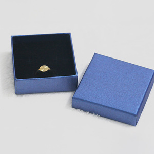 VQYSKO Square Jewelry <b>Box</b> 7x7x2.5cm <b>Black</b> With Lettering For Bracelets Necklaces - Product Image 2