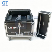 Console de mixage numérique personnalisée avec étui de transport hydraulique à levage et rétraction facile pour Allen Heath SQ7