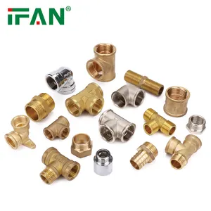 IFAN Wholesale Low MOQ Brass Plumbing Fitting Socket Free Sample Pipe Brass Fitting