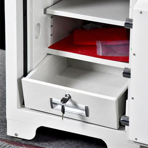 Cấp công nghiệp công suất lớn màu xám lưu trữ tiền gửi an toàn Vault chống cháy và bảo mật cao với khóa đôi - Product Image 3