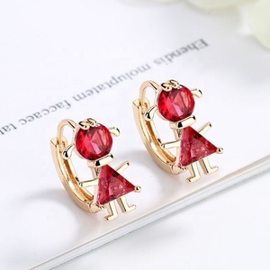 Pendientes Huggie de Oro Chapado en Oro de 18K HD, Joyería de Estilo Nuevo para Primavera, Suministros para Tiendas - Product Image 6