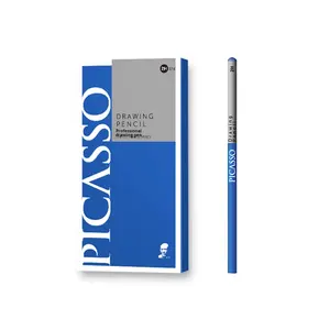 2 H/H/B/2B/3B/4B/5B/6B/7B/8B/9B/10B/12B/14B/16B suave medio extra suave carbón <span class=keywords><strong>Picasso</strong></span> boceto arte estudiante dibujo lápiz - Product Image 3