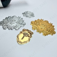 Étiquettes de bouteilles en vinyle imperméables de luxe haut de gamme, parfum, estampage à chaud personnalisé, autocollants adhésifs, design professionnel, personnalisable