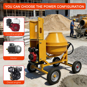 China Fabrikant Diesel Mini Betonmixer 350l Zelfbelasting Met Motor & Pomp Handmatige Ontlading Voor De Bouw - Product Image 2