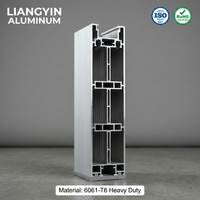Profilé d'extrusion en aluminium industriel 6063 T5, cadre à rainures en T anodisé 2020 3030 4040, pour table de travail de ligne d'assemblage CNC LIANGYIN
