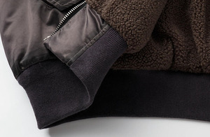 Giacca Bomber Personalizzata da <span class=keywords><strong>Uomo</strong></span>, Streetwear in Raso Oversize, Imbottita, Corta, con Zip, Impermeabile, Taglie Grandi, Casual e Trapuntata - Product Image 5