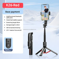 Özel Toptan Telefon Tutucu Selfie Çubuğu Tripod 900mm Uzatılabilir 360 Derece Döndürülebilir Uzaktan Kumandalı Deklanşörlü Konferans Vlog Çekimleri İçin