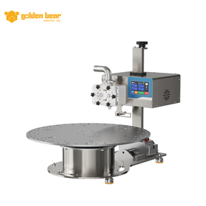 Automatic Desktop Honey Machine 5-1000g <b>Bottle</b> 10L/min Speed Viscous Liquid Turntable <b>bottle</b> filler - Product Image 3