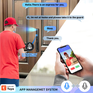 Serratura Intelligente per Porta in Alluminio Impermeabile con App Tuya, Cornice Sottile, Riconoscimento Facciale, 85mm, Senza Chiave, per Porte Scorrevoli, con Impronta Digitale - Product Image 4