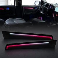 Kit d'éclairage ambiant intérieur de voiture, lumière ambiante LED USB pour voiture, 64 couleurs dynamiques pour Isuzu D-MAX 2014-2018