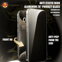 Verre trempé 9H anti-espion, anti-statique, ultra HD, de qualité AAA, à haute teneur en aluminium, 0,33 mm, compatible avec les smartphones Honor