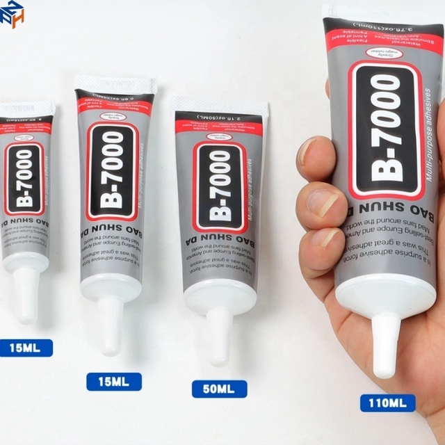 15/50/110ml B-7000 Clear Contact Phone Repair Adhesive Universal Glass Plastic DIY Glue T7000 E-7000 Phone Screen Repair Glue