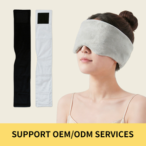 Masque de sommeil en satin doux à double couche avec sangle élastique, masque de sommeil en soie pour les voyages - Product Image 2