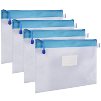 Haoran – Pochette zippée personnalisée pour dossiers, sac de rangement en maille imperméable, organisateur de documents en gros