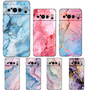 Funda de teléfono de mármol para <span class=keywords><strong>Google</strong></span> <span class=keywords><strong>pixel</strong></span> 9 8 7 <span class=keywords><strong>6</strong></span> <span class=keywords><strong>Pro</strong></span> 8A 6A 7A 5G funda negra de silicona a prueba de golpes Fundas - Product Image 1