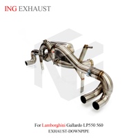 Système d'échappement à soupapes ING pour Lamborghini Gallardo LP550-2/LP560-4 5.2L V10 2003-2013 |   Échappement quadruple 550-560HP avec télécommande – Vente en gros
