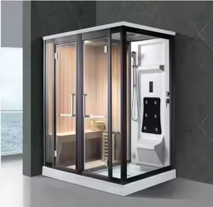 モダンラグジュアリーアクリルスチームキャビン 2～4人用 ウェットスチームシャワールーム コンピューター制御パネル 1年保証 トータルソリューション - Product Image 3