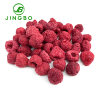 Precio al por mayor, directo de fábrica, gran oferta, fruta congelada, frambuesa recién recogida, frambuesa a granel para aperitivos.