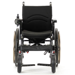 Silla de ruedas eléctrica adecuada para personas mayores y discapacitadas; Diseño inteligente portátil y plegable. - Product Image 5