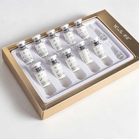 Ensemble de poudre lyophilisée réparatrice aux peptides, sérum visage anti-âge, raffermissant, hydratant, apaisant, poudre lyophilisée pour la réparation de la peau