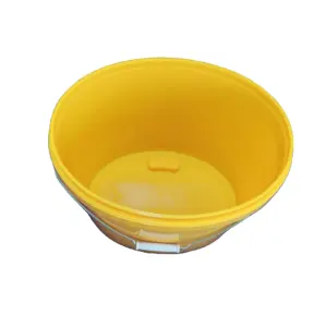 Ember plastik Oval dengan tutup, ember oval 20 liter dengan tutup