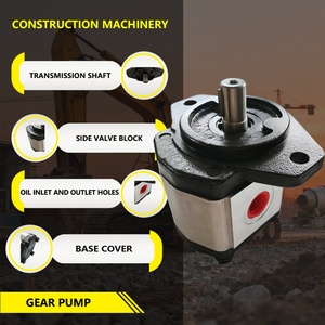 Bomba de Engranajes Hidráulica CI78K-B02-097L, Eje con Chavetero de 7/8'', Pernos SAE B-2, 3-12 GPM, Salida SAE 10, Entrada SAE 12, 3900 PSI - Product Image 2