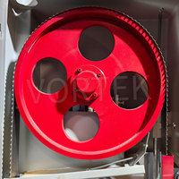 Scie à ruban verticale à alimentation entièrement automatique Vortek MJG396U, moteur haute vitesse, puissance 5,5/7,5 kW, épaisseur de coupe 300 mm, largeur de travail 400 mm