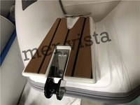 CE-Zertifiziertes Günstiges Teakholz-Deck Glasfaser-Rumpf Schlauchboot mit Festrumpf 480