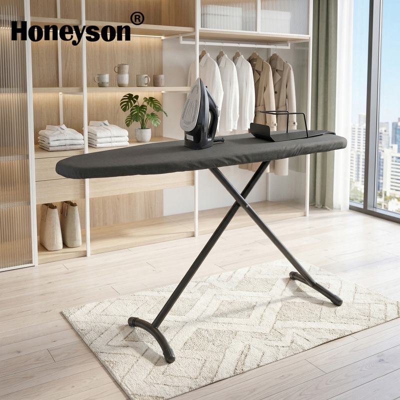 HONEYSON Portable Vertical Steel Ironing Board