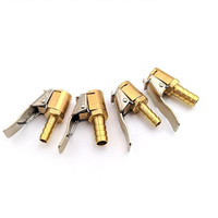 Connecteur de mandrin d'air de valve de pneu en laiton mandrins d'air de pneu avec clip