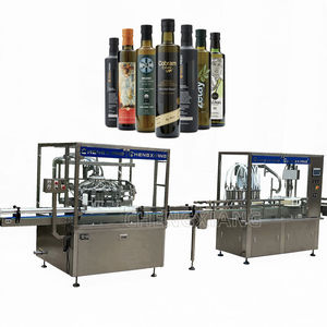 Línea de Máquinas Automáticas para Llenado, Tapado y Envasado de Botellas de Aceite Comestible de Oliva, Girasol y Coco - Product Image 1