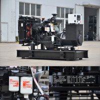 Générateur diesel Cummins avec cabine d'encastrement 100 Kva, prix du générateur diesel automatique 80kw, générateur d'énergie de secours