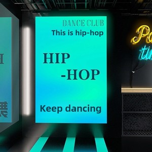 Colore dinamico cambia LED Batten Light Box IP65 nominale gradiente cartello per <span class=keywords><strong>abbigliamento</strong></span> da <span class=keywords><strong>donna</strong></span> da uomo rettangolo appeso per - Product Image 4