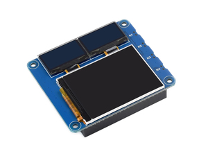 Waveshare Raspberry Pi OLED/LCD HAT, Pantalla Principal LCD IPS de 2 Pulgadas Integrada y Pantallas Secundarias OLED Azules Dobles de 0.96 Pulgadas K644 - Product Image 2