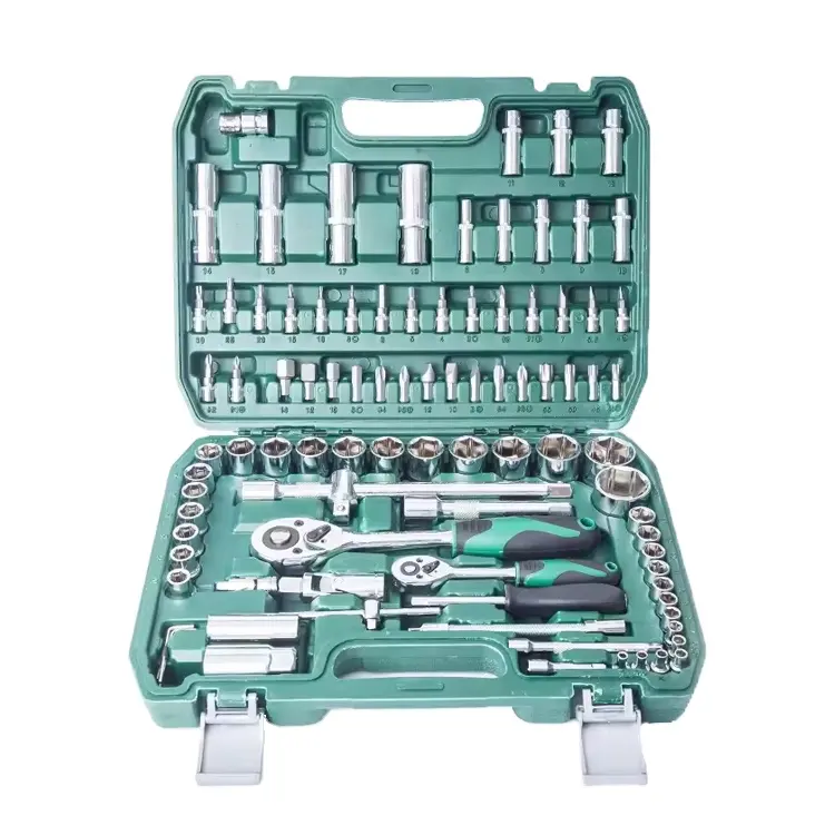 طقم تصليح صندوق بلاستيكي 94 قطعة أدوات يدوية مجموعة أدوات مربع herramientas ل ميكانيكي إصلاح
